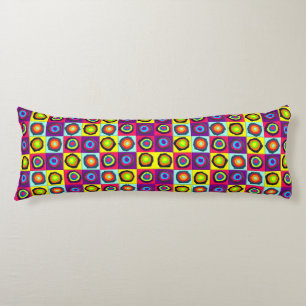 cirklar mönster kroppskudde