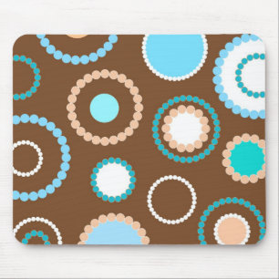 Cirklar mönster - Mousepad Musmatta