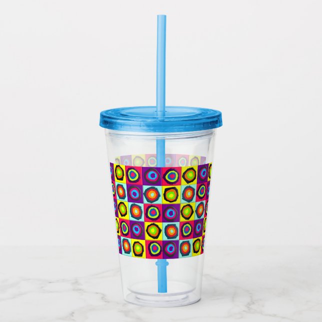cirklar mönster  take away mugg (Framsida)