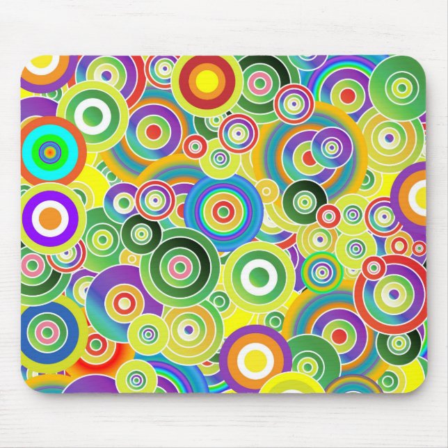 Cirklar mousepad musmatta (Framsidan)