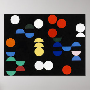 Cirklar och halvcirklar   Sophie Taeuber-Arp   Poster