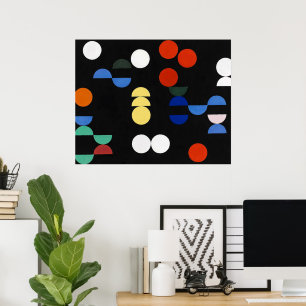 Cirklar och halvcirklar Sophie Taeuber-Arp Poster