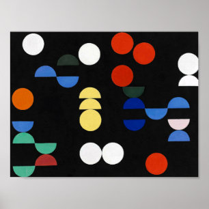 Cirklar och halvcirklar Sophie Taeuber-Arp Poster