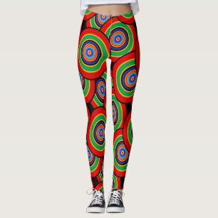 Cirklar och ringar leggings