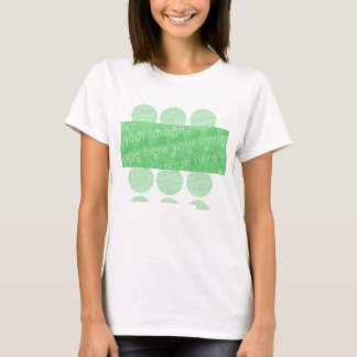 Cirklar och rutmönster t-shirt