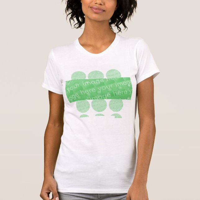 Cirklar och rutmönster tee (Framsida)
