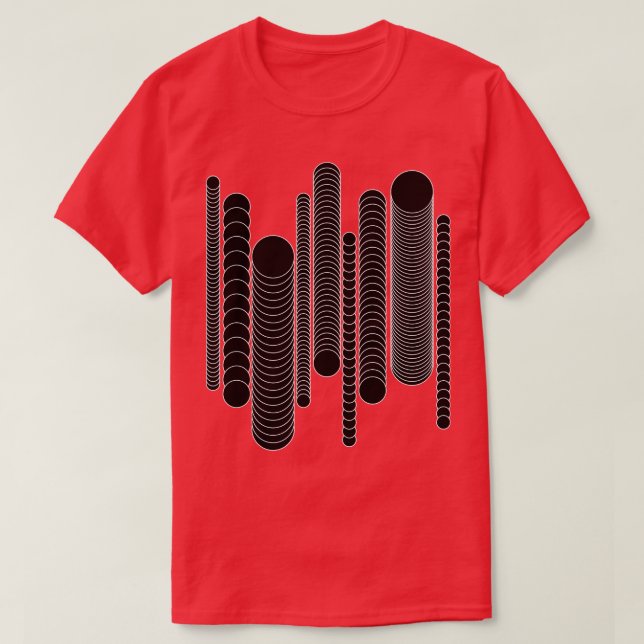 cirklar okonst design t shirt (Design framsida)