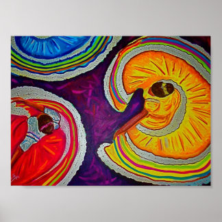 Cirklar på marken poster