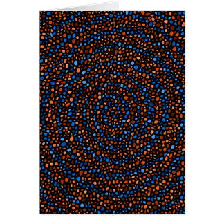 Cirklar spiral Digital konst Hälsningskort