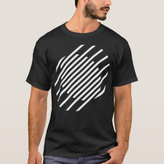 cirklar utanför linjer geometrisk utformning t shirt