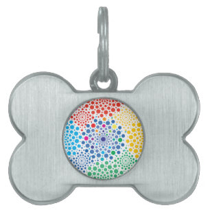 Cirkler Mandala 3 ID-bricka Husdjur