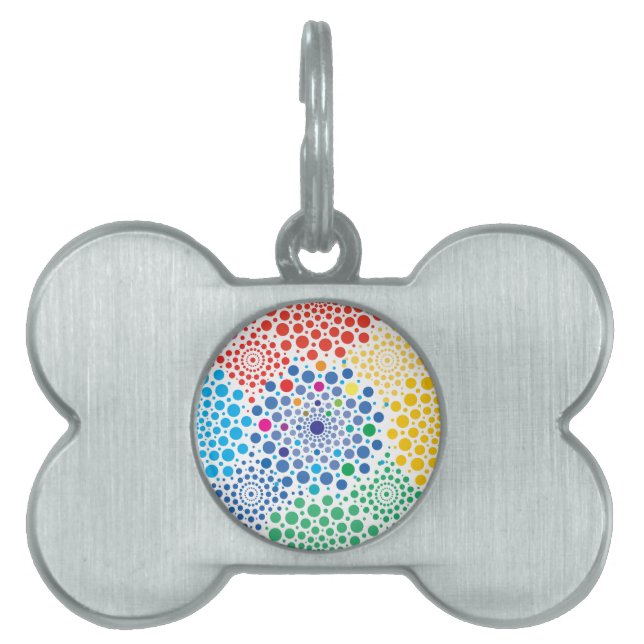 Cirkler Mandala 3 ID-bricka Husdjur (Framsidan)
