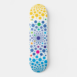 Cirkler Mandala 3 Mini Skateboard Bräda 18,5 Cm