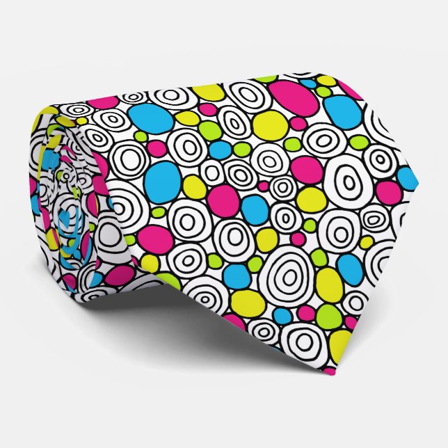 Cirklerna Mönster 210819 - Färg 01 Slips (Rullad)