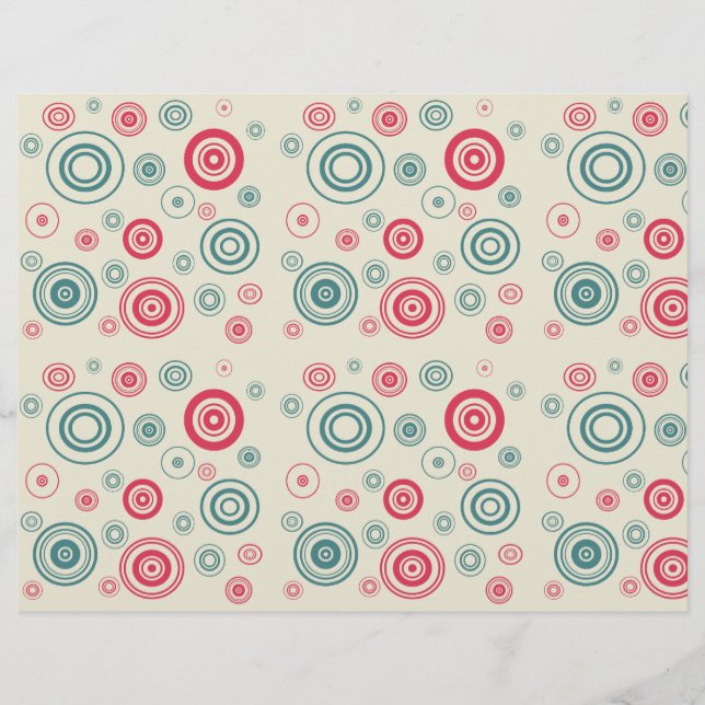 Cirkling 01b Skrapbokning papper (Framsida)