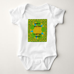 Cirkulär design "Ha en trevlig dag och bättre natt Tee