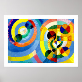 Cirkulär form av Robert Delaunay Poster