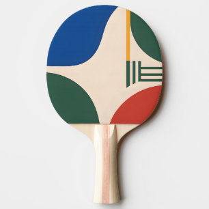 Cirkulär geometri Abstrakt pingisracket