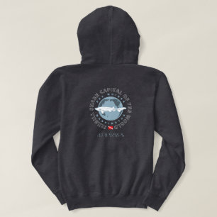 Cirkulär Globe Mörk Shirt T