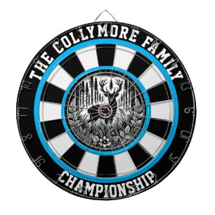 Cirkulär Hjort Bullseye-teckning Darttavla