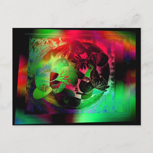 Cirkulär logik fortsätter vykort (Framsida)