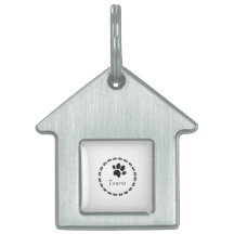 Cirkulär logotyp med namn och fotavtryck