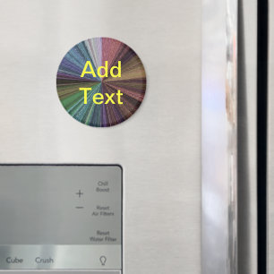 Cirkulär övertoning Jordens regnbåge Magnet