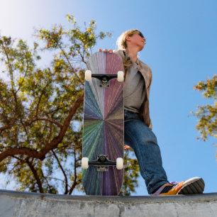 Cirkulär övertoning Jordens regnbåge Skateboard Bräda 20,5 Cm