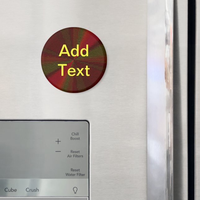 Cirkulär övertoningsmönsterröd till Grönt Magnet (In Situ (Fridge))