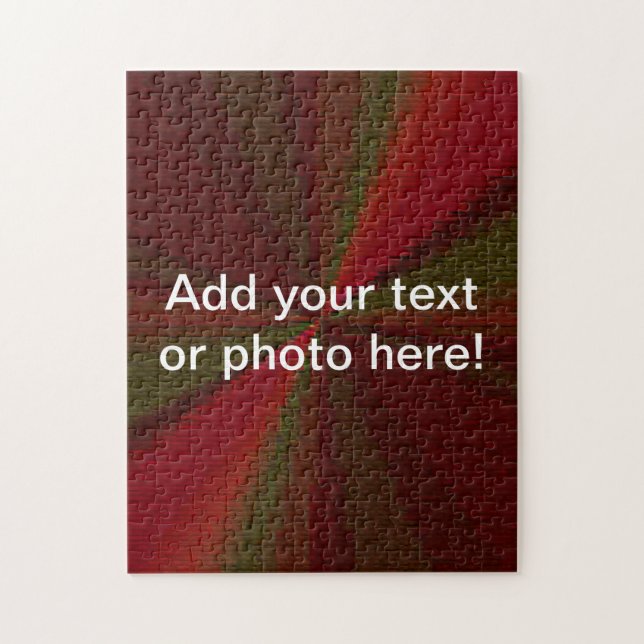 Cirkulär övertoningsmönsterröd till Grönt Pussel (Vertikal)