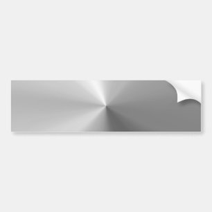 Cirkulär texturerat borstat aluminium bildekal