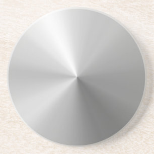 Cirkulär texturerat borstat aluminium underlägg