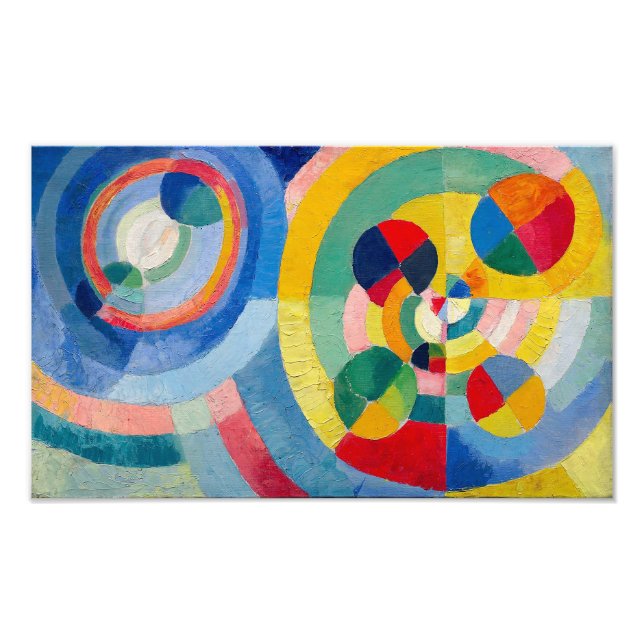 Cirkulära former | Robert Delaunay | Fototryck (Framsidan)