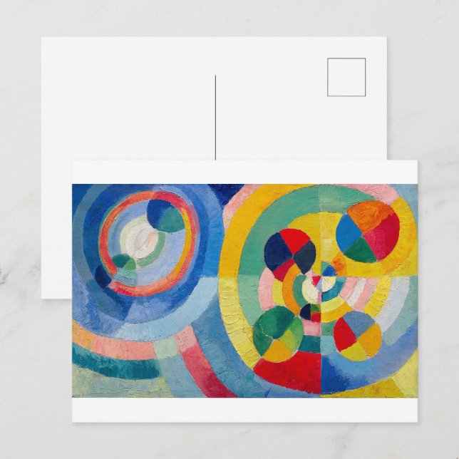 Cirkulära former | Robert Delaunay | Vykort (Fram/baksida)