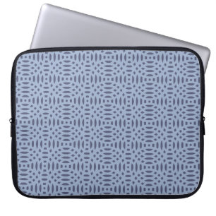 cirkulära former sömlöst mönster laptop fodral