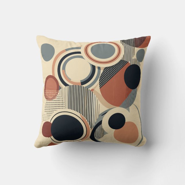 Cirkulärt harmonifyllning kudde (Baksida)