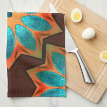 Cirkulärt kaleidoskop i en blandning av vedartade 