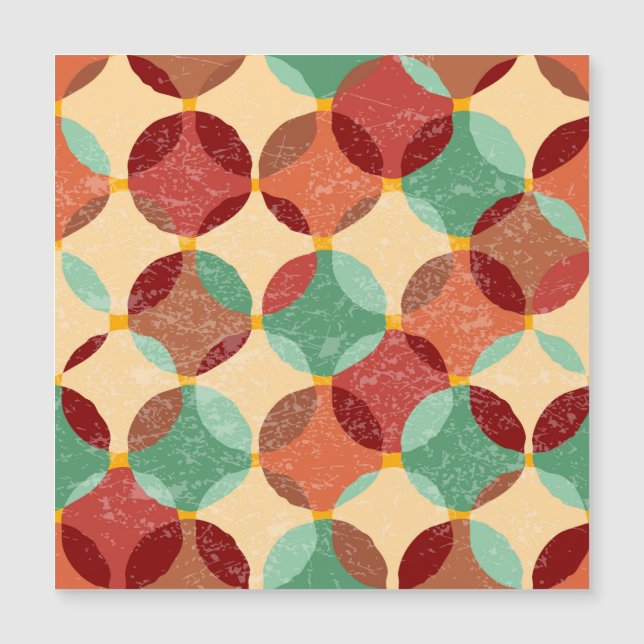 Cirkulärt mosaiskt mönster, geometrisk illustratio (Framsida)