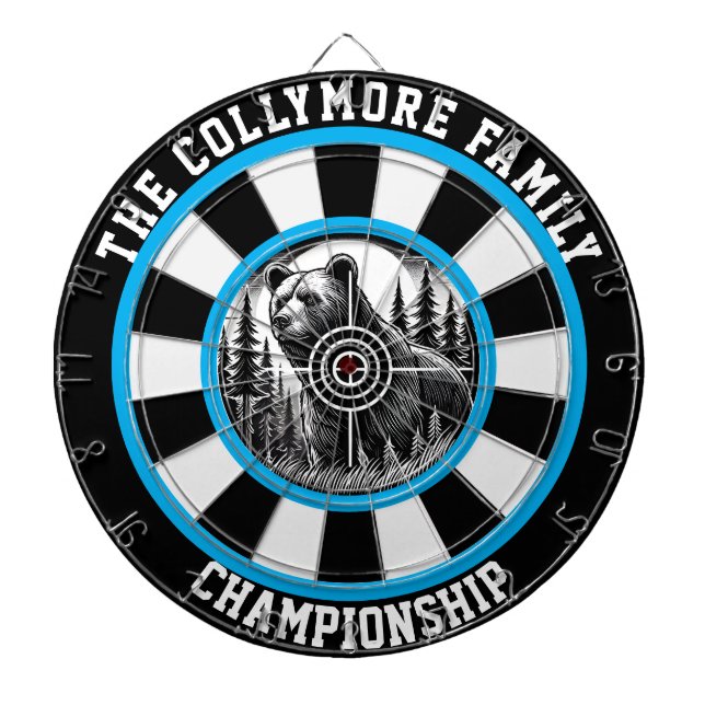 Cirkulärt stödraster med målövertäckning darttavla (Framsidan)