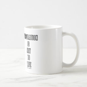 Cirkulation är nyckel- till liv (cirkla av kaffemugg