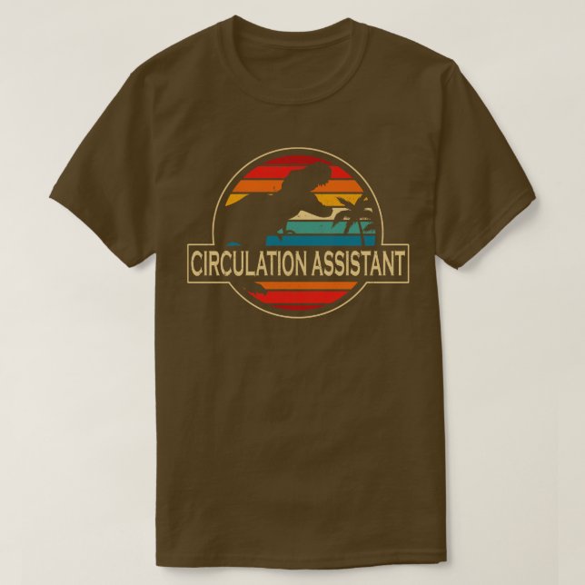 Cirkulationsassistent Dinosaur T Shirt (Design framsida)