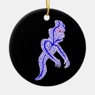 Cirkulationsspöke Julgransprydnad Keramik