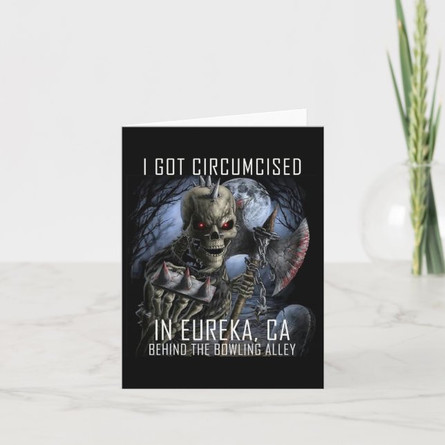 Cirkumciserat Bowling I Har Circumced in Eureka Ca Kort (Framsida)
