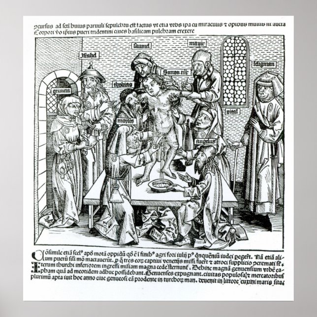 Cirkumcision, från "Liber Chronicarum" Poster (Framsidan)