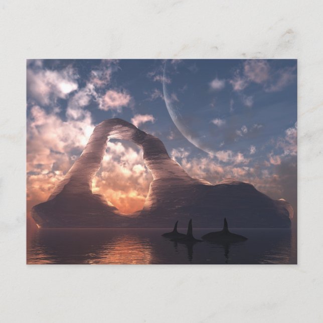 Cirkumpolärt vykort (Framsida)