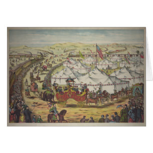 Cirkus 1874 hälsningskort