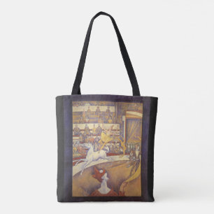 Cirkus av Georges Seurat, Vintage Pointillism Kons Tygkasse