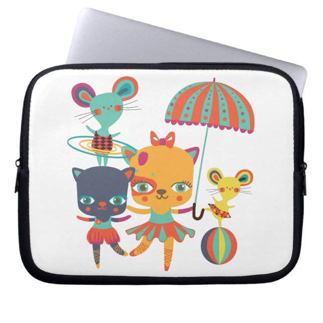 Cirkus Cuties Laptop Fodral (Framsidan)
