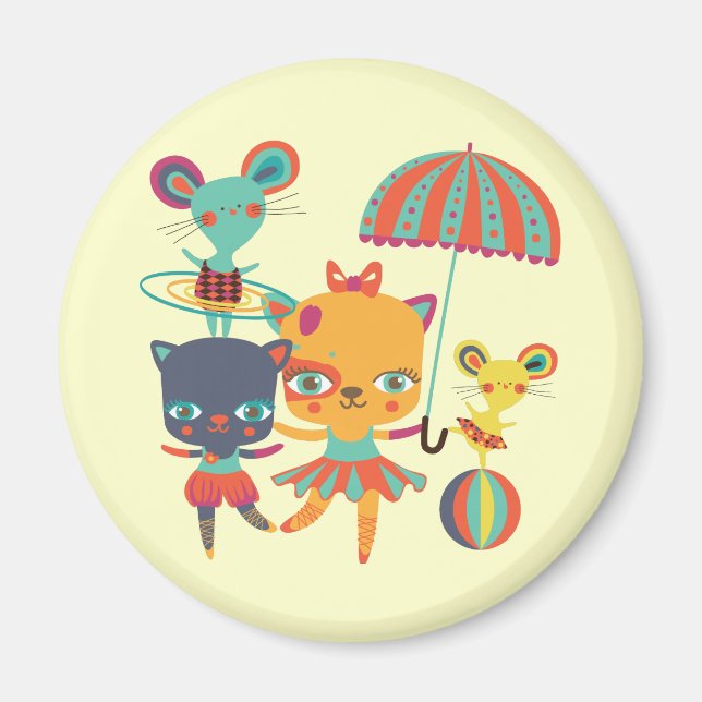 Cirkus Cuties Magnet (Framsidan)