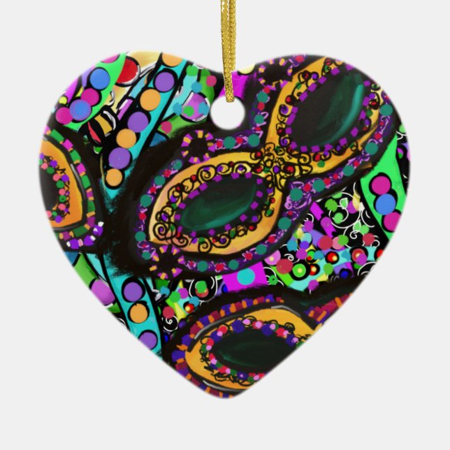 Cirkus du Art Julgransprydnad Keramik (Framsidan)